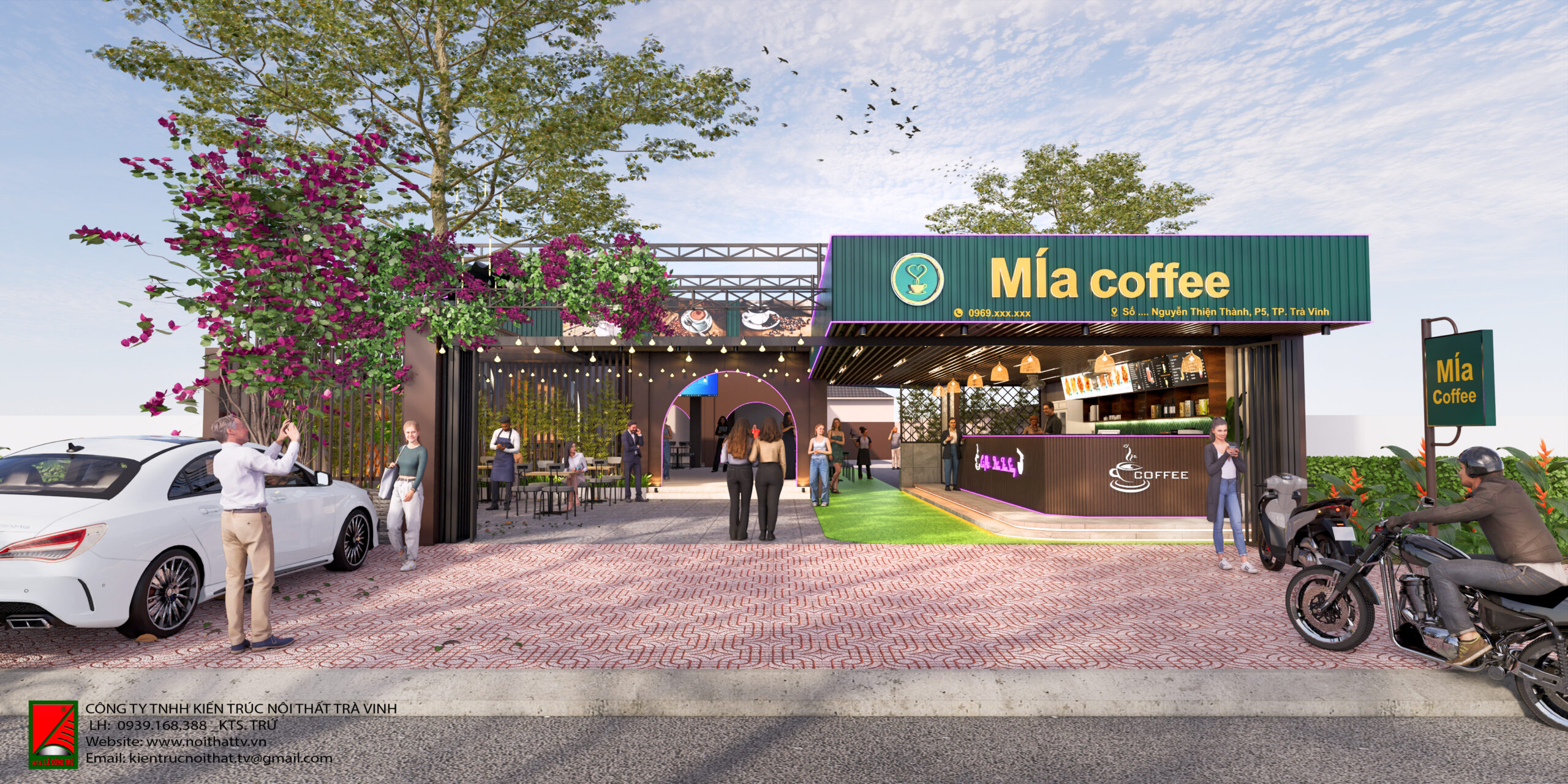 Quán cà phê Mía, phường 5, thành phố Trà Vinh